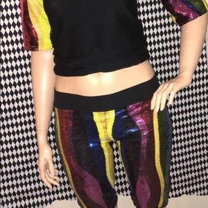 Sequins two piece Set.